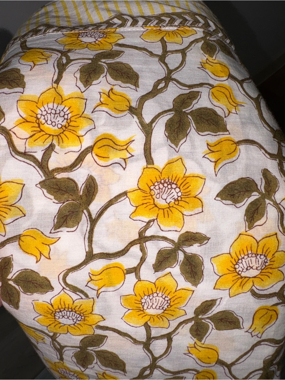 J Crew Cotton voile beach pant in daffodil daze block print Sz Medium - Picture 14 of 16